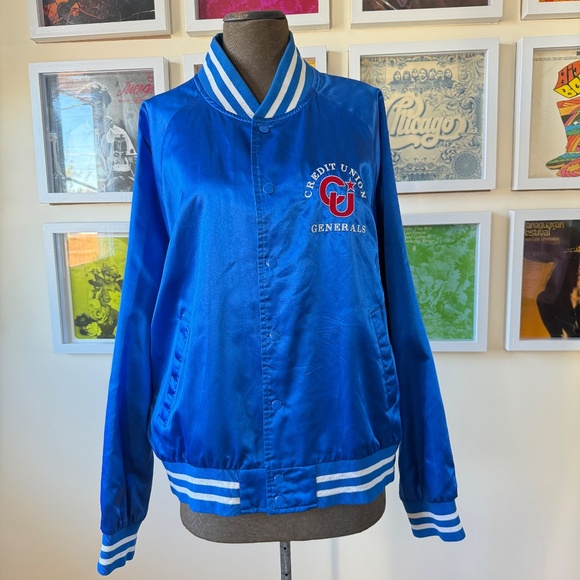 Must have Vintage 80s satin team bomber - Picture 4 of 12